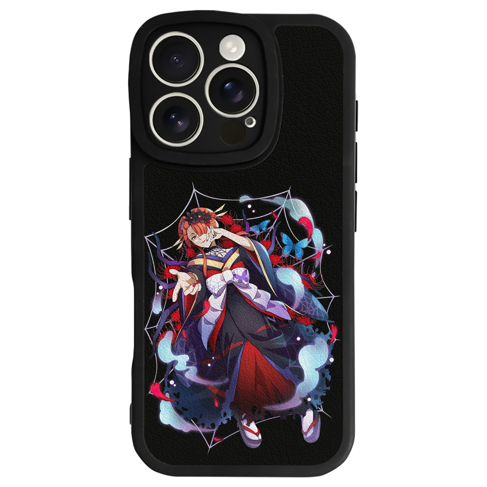（画像用） 文豪ストレイドッグス Bungo Stray Dogs 【iPhone 16シリーズ対応】シリコンスマホケース（レザー調） 材質：シリコン